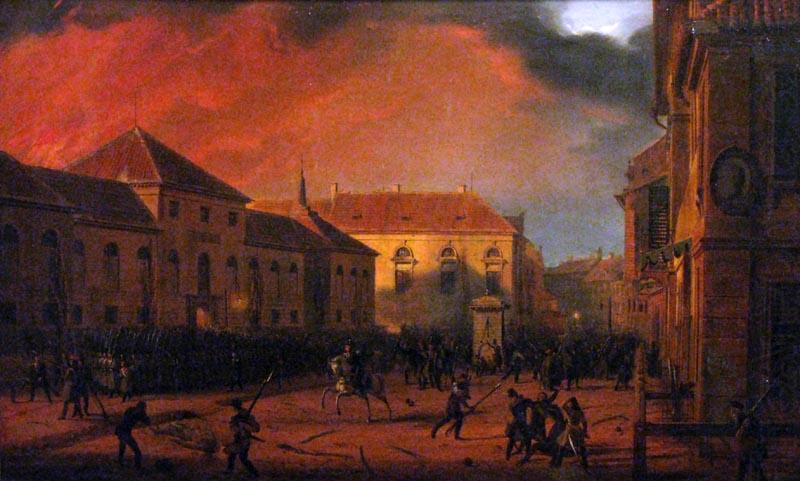 Marcin Zaleski Capture of the Arsenal in Warsaw, 1830. china oil painting image